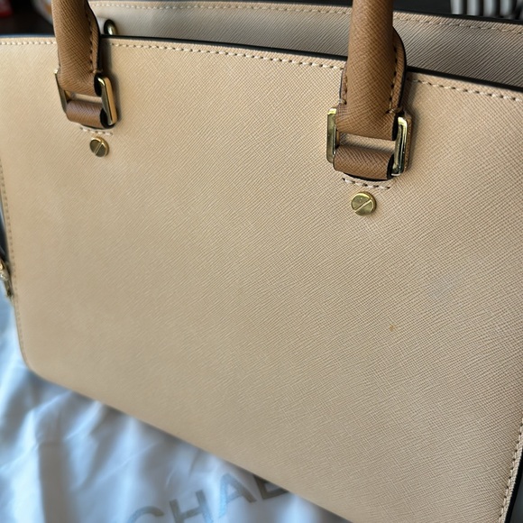 Very good condition Selma Medium Color-Block Leather Satchel - Picture 6 of 16